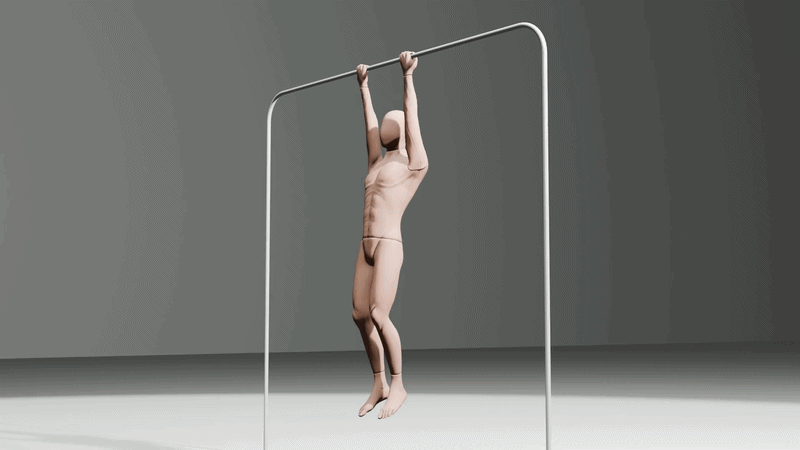 animation of chin ups for demonstration