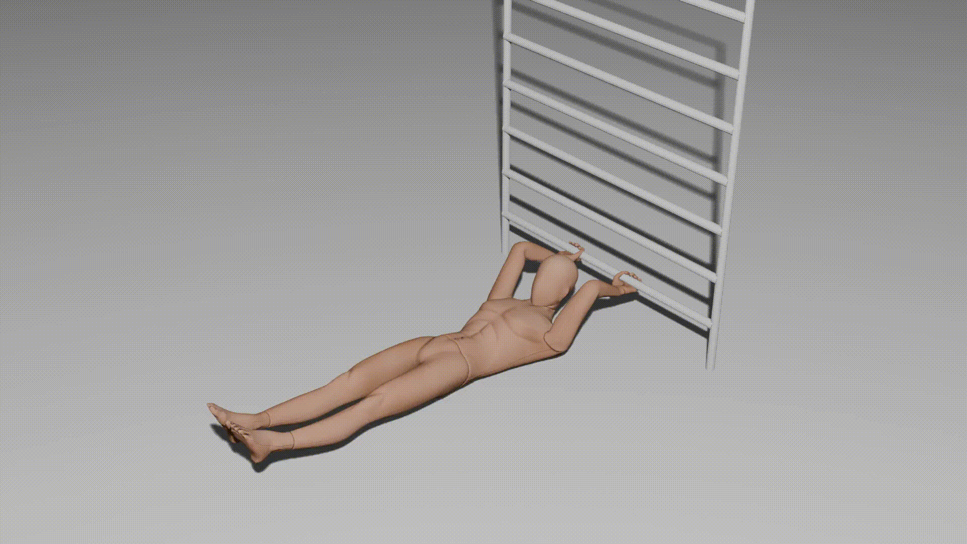 dragon flag demonstration animation from above