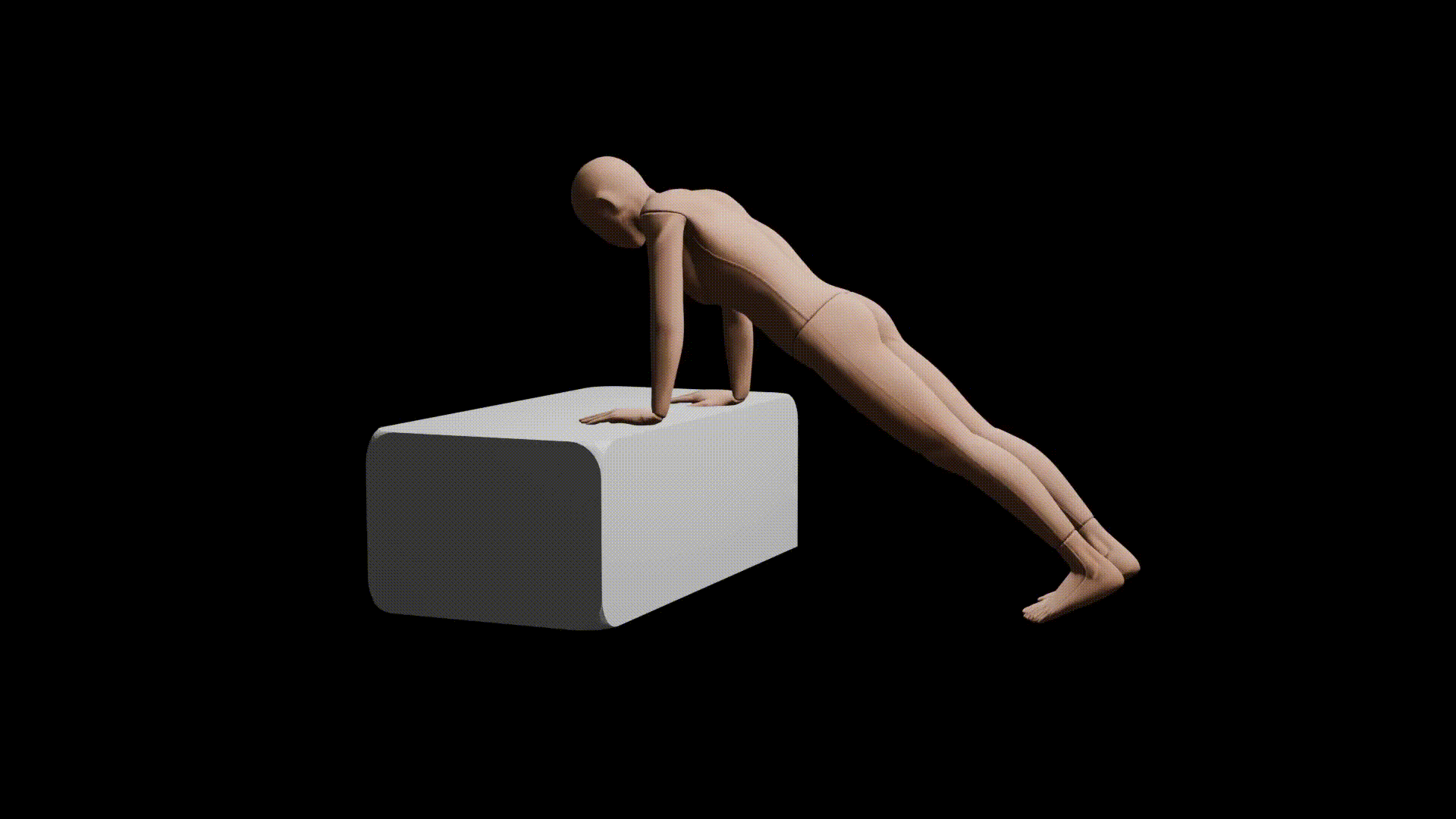 incline push up animation