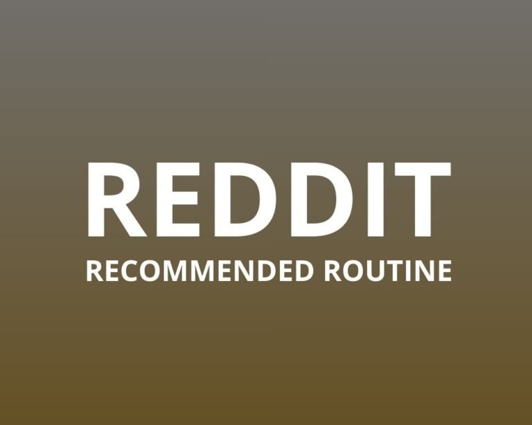 redditrecommendedroutine