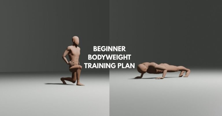 beginner bodyweight training plan