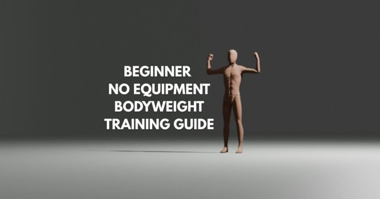beginner home workout guide no equipment