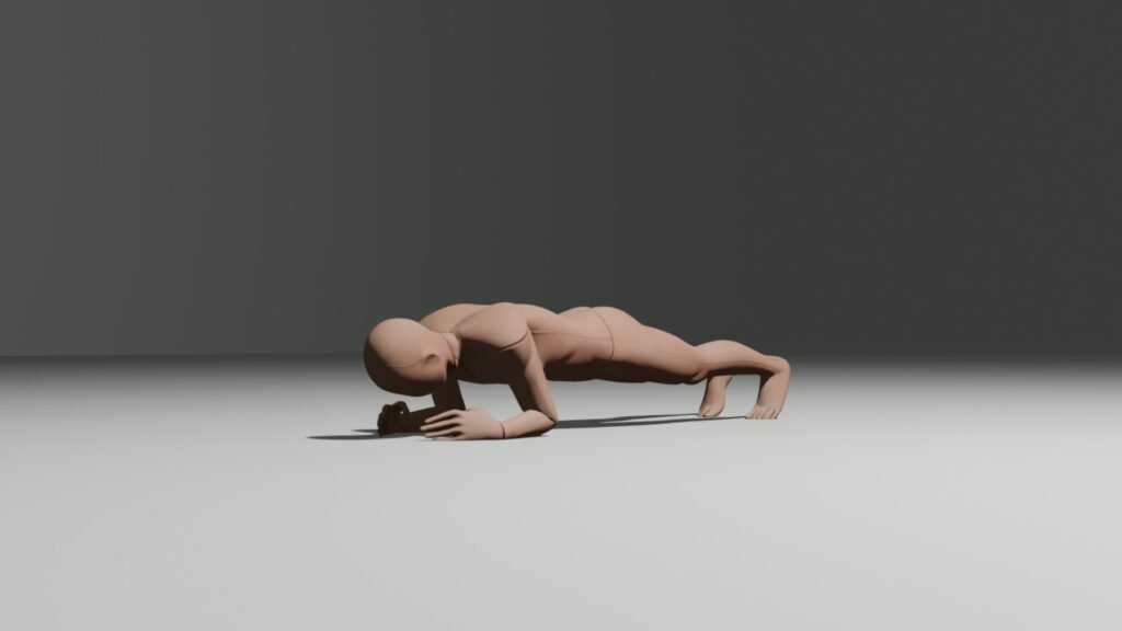 plank hold position demonstration