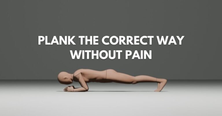 plank the correct way