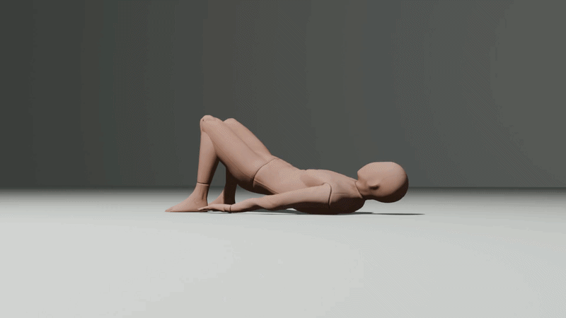 Bridge Pose Active Hip Extension
