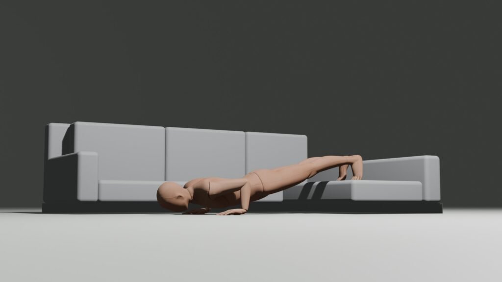 descent of decline push up