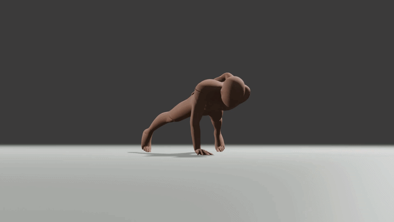man doing one arm push up for demonstration and guide on correct form