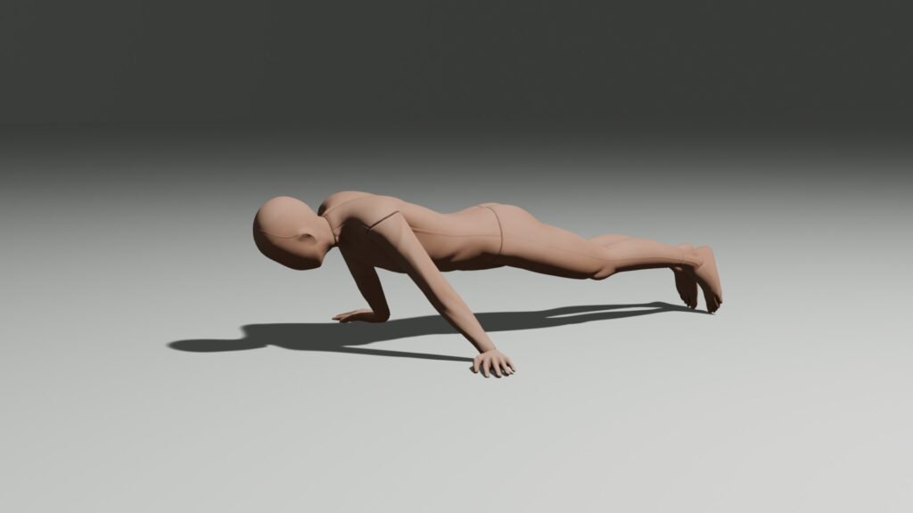 pseudo planche push up lean before descent