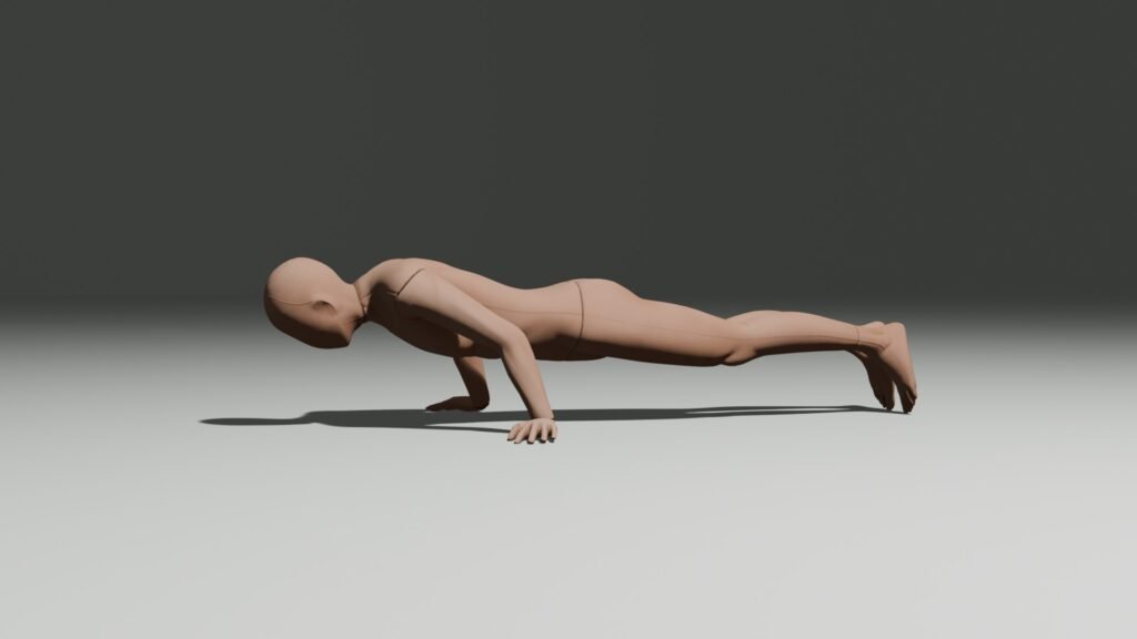 pseudo planche push up press up motion
