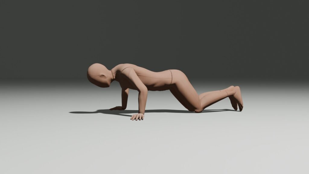 pseudo planche push up starting position